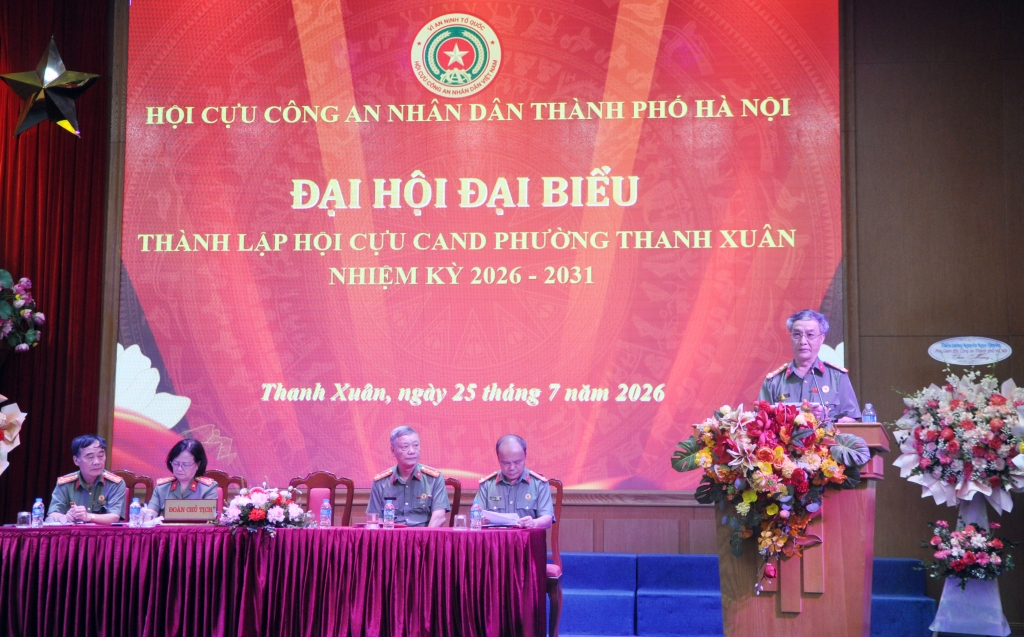 Hà Nội: 100% xã, phường hoàn tất thành lập Hội Cựu CAND trước thời hạn