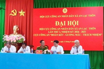 Cần Thơ: Thành lập Hội Cựu CAND xã An Lạc Thôn, nhiệm kỳ 2026 - 2031
