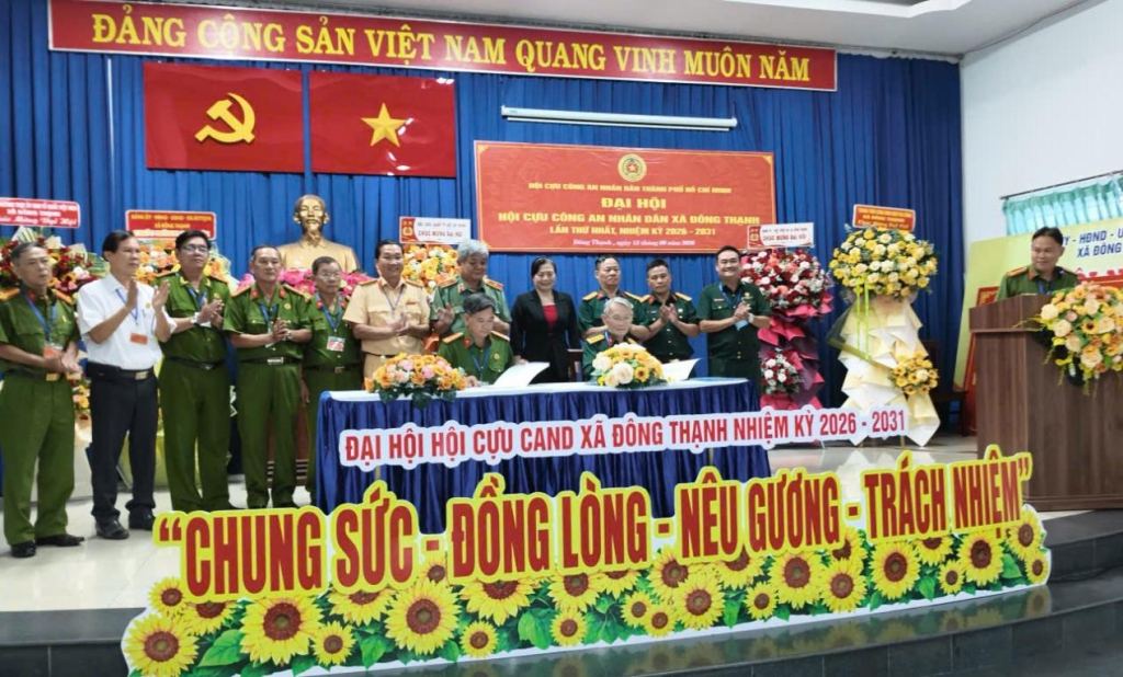 TP.HCM: Thành lập Hội Cựu CAND xã Đông Thạnh, nhiệm kỳ 2026 - 2031