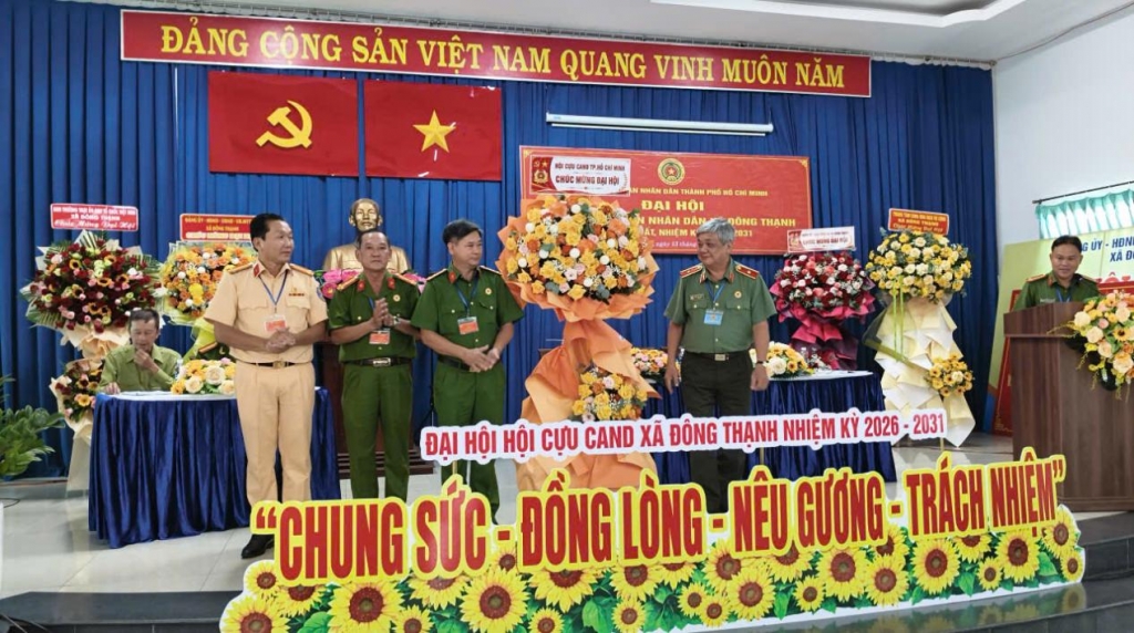 TP.HCM: Thành lập Hội Cựu CAND xã Đông Thạnh, nhiệm kỳ 2026 - 2031