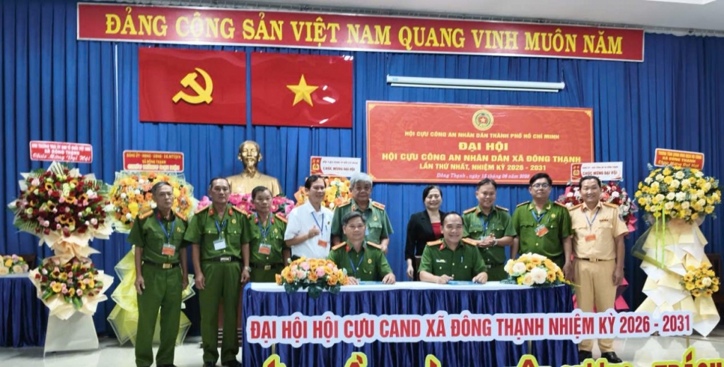 TP.HCM: Thành lập Hội Cựu CAND xã Đông Thạnh, nhiệm kỳ 2026 - 2031
