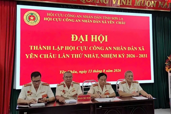 Sơn La: Thành lập Hội Cựu CAND xã Yên Châu, nhiệm kỳ 2026 - 2031