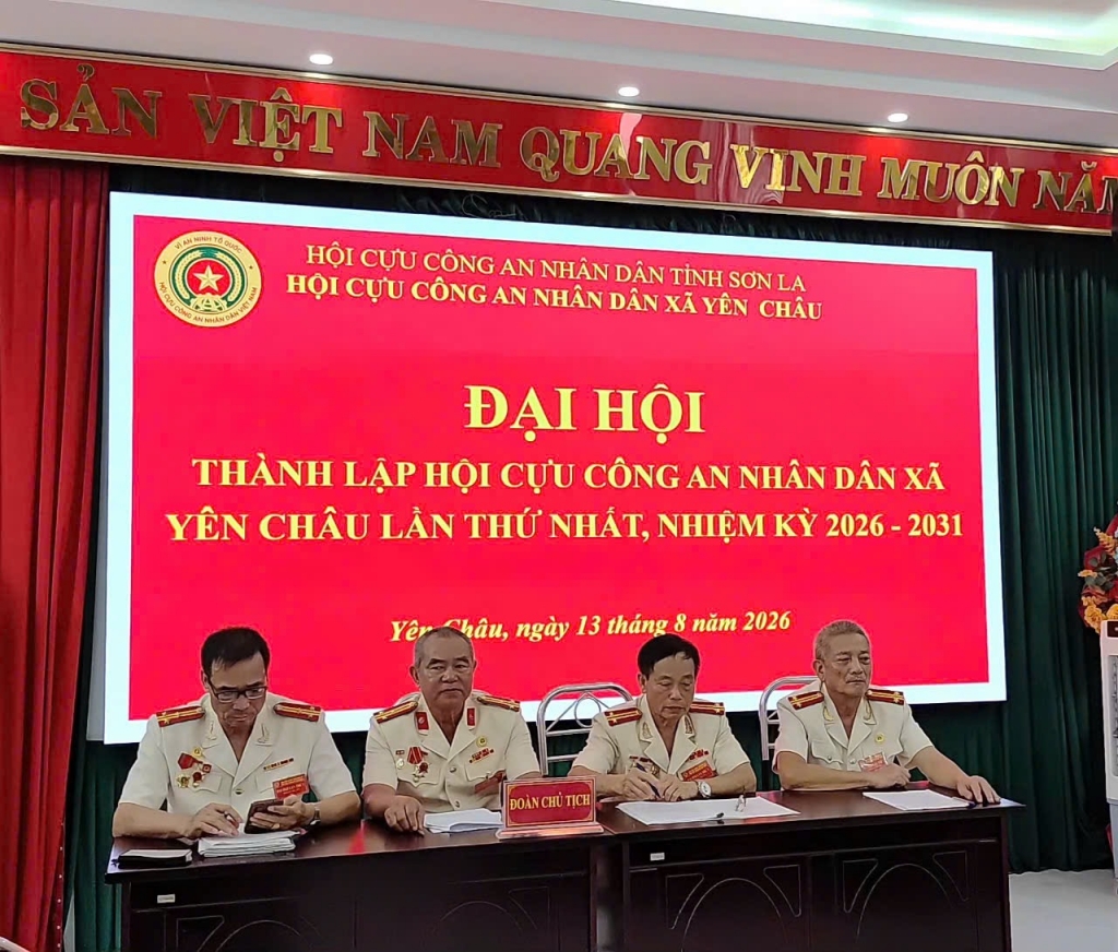 Sơn La: Thành lập Hội Cựu CAND xã Yên Châu, nhiệm kỳ 2026   2031