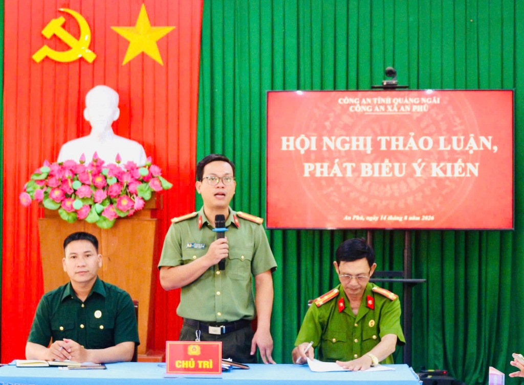 Quảng Ngãi: Phát huy vai trò của lực lượng Cựu CAND và Cựu Chiến binh trong bảo vệ an ninh cơ sở Quảng Ngãi: Phát huy vai trò của lực lượng Cựu CAND và Cựu Chiến binh trong bảo vệ an ninh cơ sở