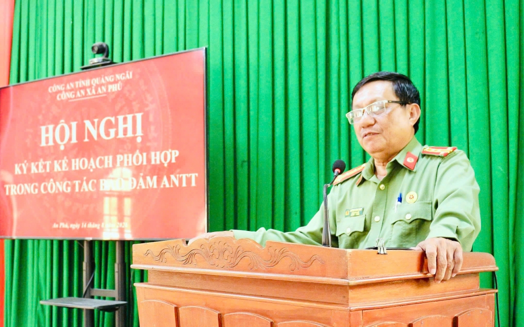 Quảng Ngãi: Phát huy vai trò của lực lượng Cựu CAND và Cựu Chiến binh trong bảo vệ an ninh cơ sở Quảng Ngãi: Phát huy vai trò của lực lượng Cựu CAND và Cựu Chiến binh trong bảo vệ an ninh cơ sở