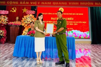 TP.HCM: Thành lập Hội Cựu CAND xã Xuyên Mộc, nhiệm kỳ 2026 - 2031