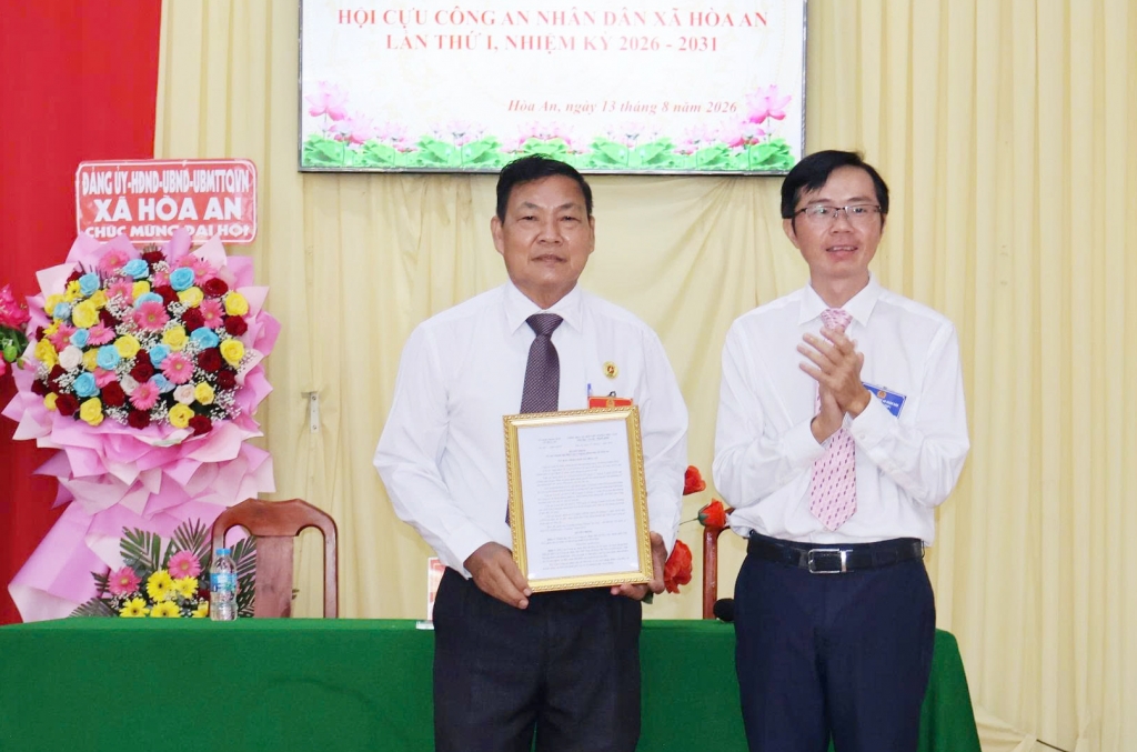 Cần Thơ: Thành lập Hội Cựu CAND xã Hòa An, nhiệm kỳ 2026 - 2031