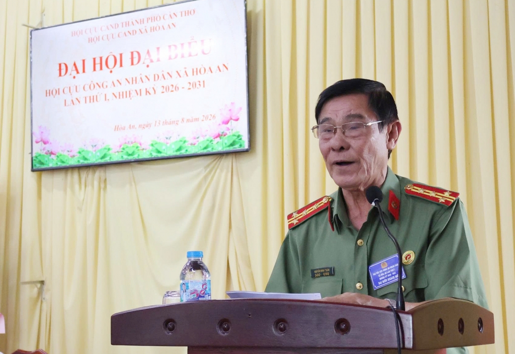 Cần Thơ: Thành lập Hội Cựu CAND xã Hòa An, nhiệm kỳ 2026 - 2031