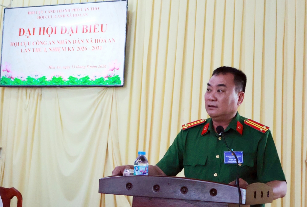 Cần Thơ: Thành lập Hội Cựu CAND xã Hòa An, nhiệm kỳ 2026 - 2031