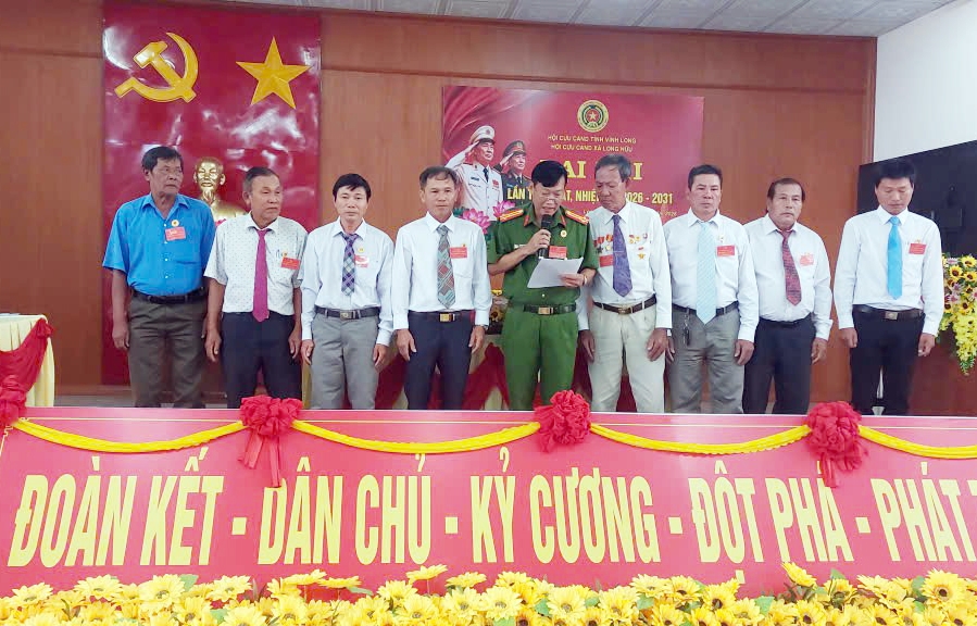 Vĩnh Long: Thành lập Hội Cựu CAND xã Long Hữu, nhiệm kỳ 2026 - 2031