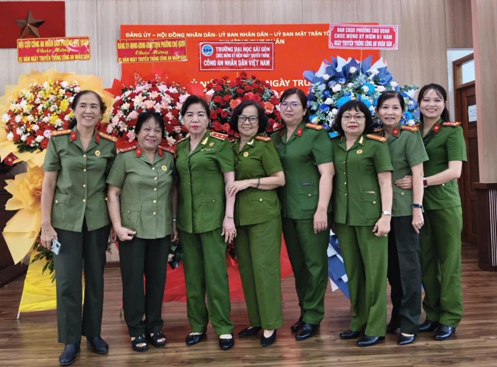 Hội Cựu CAND phường Chợ Quán, TP.HCM họp mặt kỷ niệm Ngày truyền thống lực lượng CAND và Quốc khánh 2/9