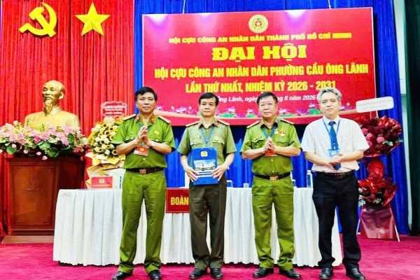 TP.HCM: Thành lập Hội Cựu CAND phường Cầu Ông Lãnh, nhiệm kỳ 2026 - 2031