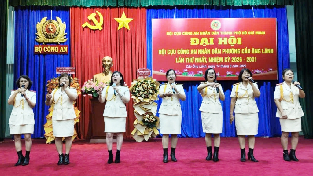 TP.HCM: Thành lập Hội Cựu CAND phường Cầu Ông Lãnh, nhiệm kỳ 2026 - 2031