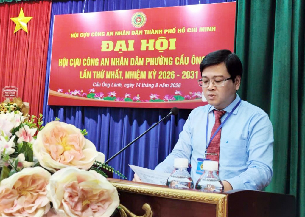 TP.HCM: Thành lập Hội Cựu CAND phường Cầu Ông Lãnh, nhiệm kỳ 2026 - 2031