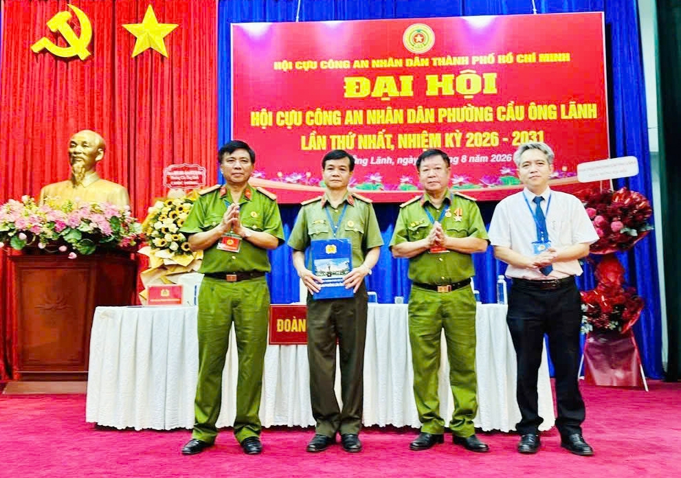 TP.HCM: Thành lập Hội Cựu CAND phường Cầu Ông Lãnh, nhiệm kỳ 2026 - 2031