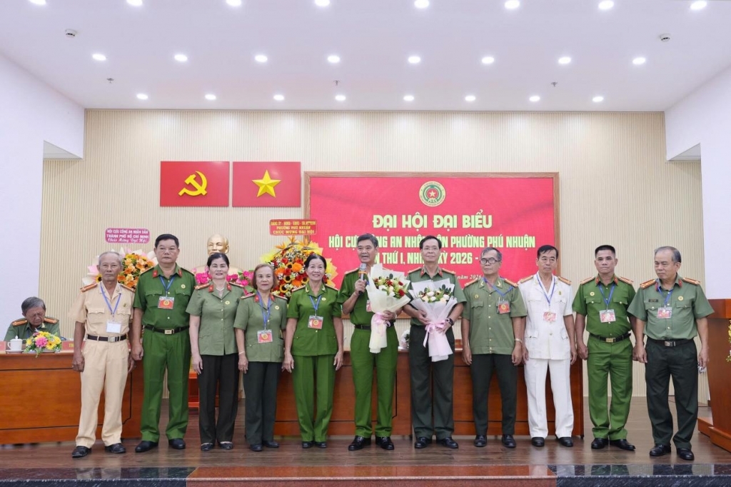 TP.HCM: Thành lập Hội Cựu CAND phường Phú Nhuận, nhiệm kỳ 2026 - 2031