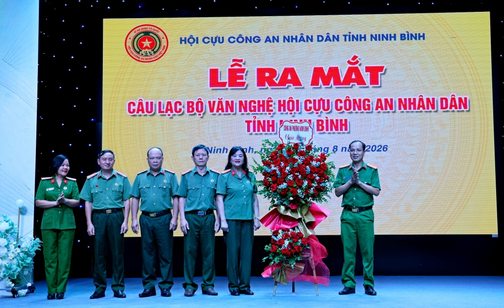 Ra mắt Câu lạc bộ Văn nghệ Hội Cựu CAND tỉnh Ninh Bình