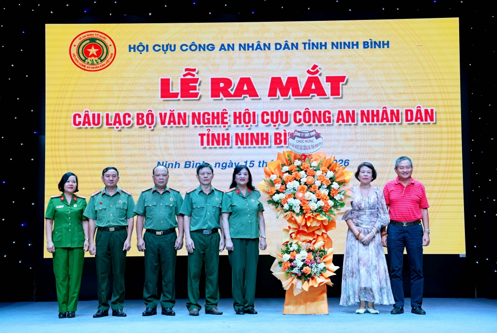 Ra mắt Câu lạc bộ Văn nghệ Hội Cựu CAND tỉnh Ninh Bình