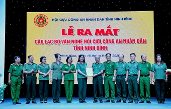 Ra mắt Câu lạc bộ Văn nghệ Hội Cựu CAND tỉnh Ninh Bình