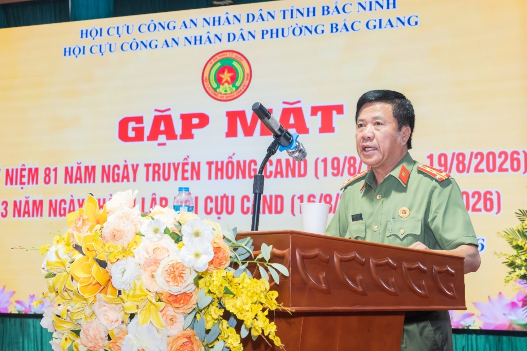 Hội Cựu CAND phường Bắc Giang: Kỷ niệm 81 năm ngày truyền thống và ra mắt Mô hình tự quản về ANTT