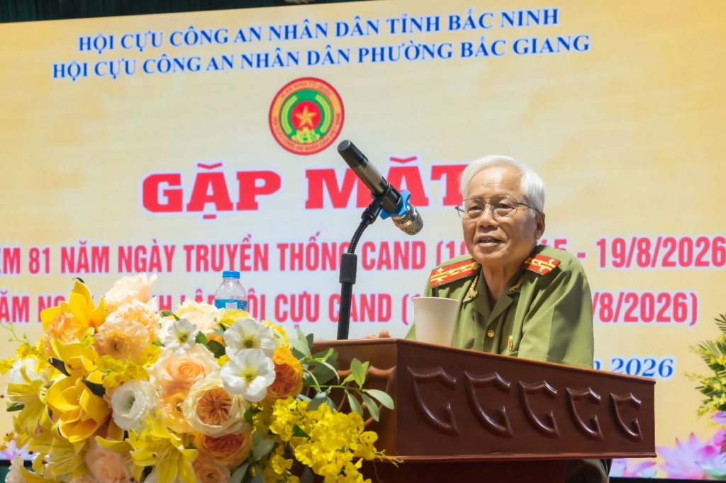 Hội Cựu CAND phường Bắc Giang: Kỷ niệm 81 năm ngày truyền thống và ra mắt Mô hình tự quản về ANTT