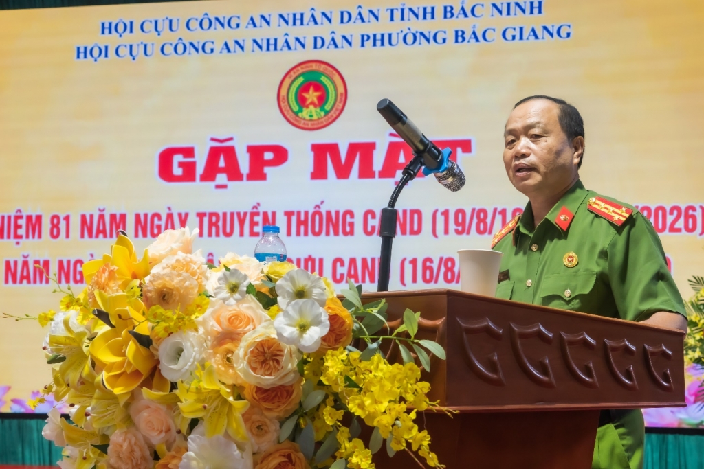 Hội Cựu CAND phường Bắc Giang: Kỷ niệm 81 năm ngày truyền thống và ra mắt Mô hình tự quản về ANTT