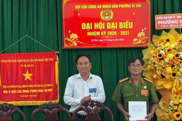 Cần Thơ: Thành lập Hội Cựu CAND phường Vị Tân, nhiệm kỳ 2026 - 2031