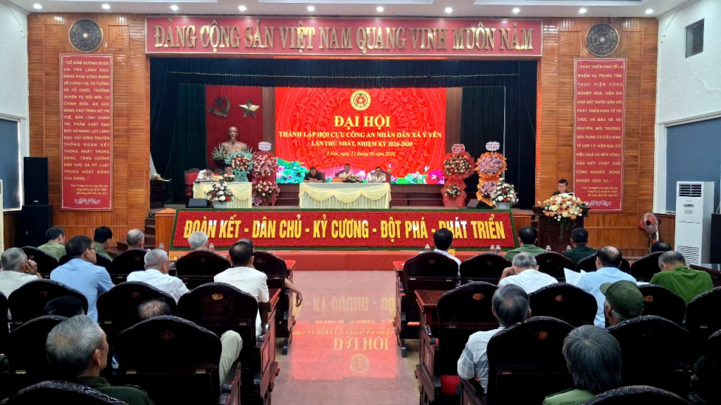 Ninh Bình: Thành lập Hội Cựu CAND xã Ý Yên, nhiệm kỳ 2026 - 2030