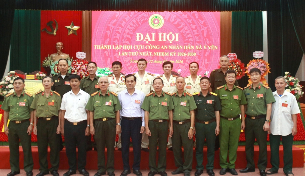 Ninh Bình: Thành lập Hội Cựu CAND xã Ý Yên, nhiệm kỳ 2026 - 2030
