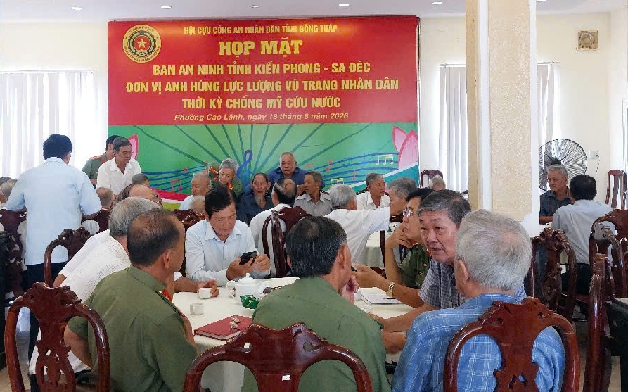 Họp mặt Ban An ninh tỉnh Kiến Phong   Sa Đéc: Đơn vị Anh hùng lực lượng vũ trang nhân dân