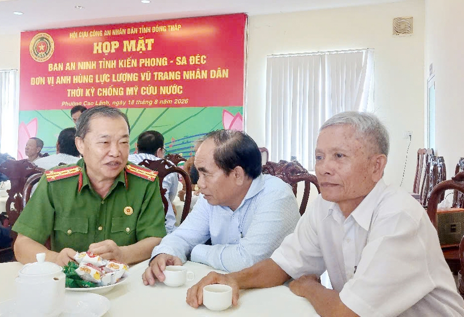 Họp mặt Ban An ninh tỉnh Kiến Phong   Sa Đéc: Đơn vị Anh hùng lực lượng vũ trang nhân dân