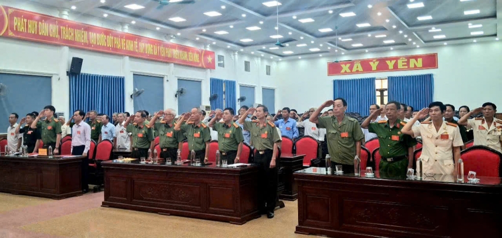 Ninh Bình: Thành lập Hội Cựu CAND xã Ý Yên, nhiệm kỳ 2026 - 2030