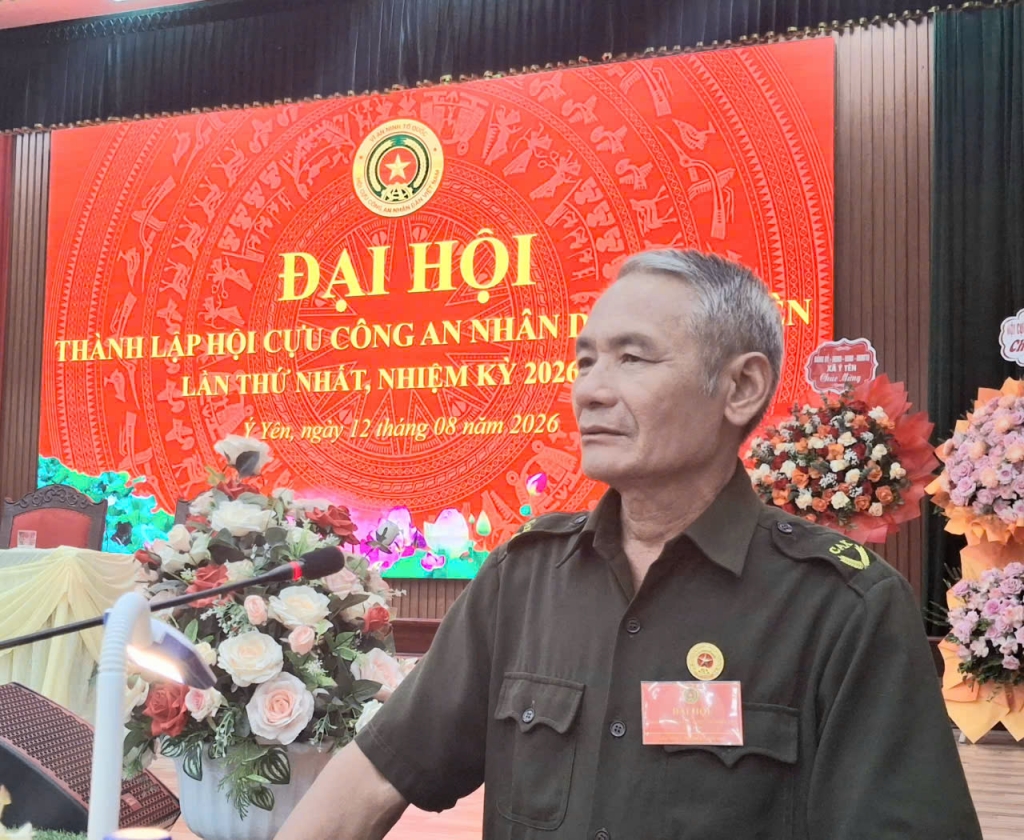 Ninh Bình: Thành lập Hội Cựu CAND xã Ý Yên, nhiệm kỳ 2026 - 2030