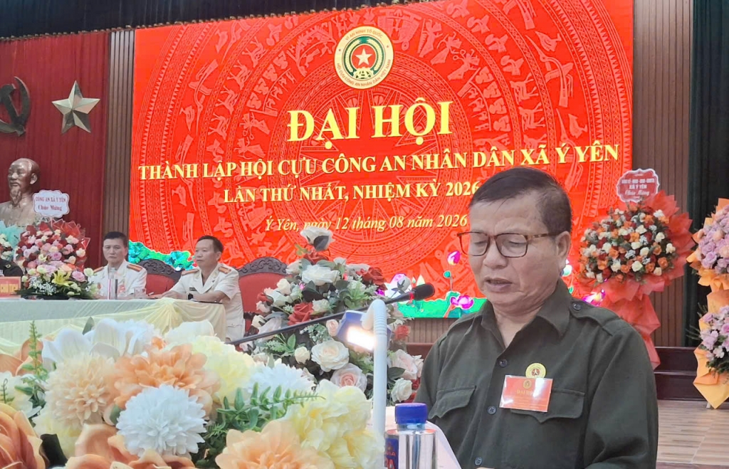 Ninh Bình: Thành lập Hội Cựu CAND xã Ý Yên, nhiệm kỳ 2026 - 2030