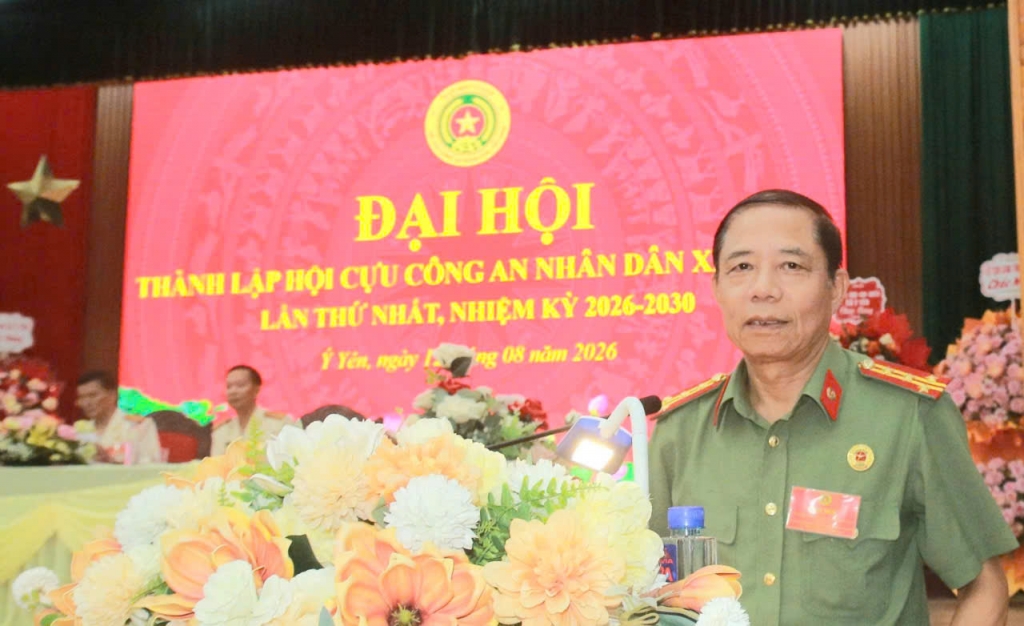 Ninh Bình: Thành lập Hội Cựu CAND xã Ý Yên, nhiệm kỳ 2026 - 2030