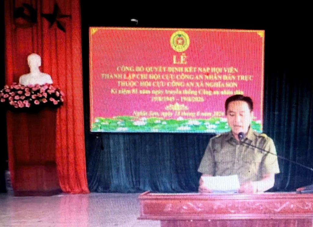 Ninh Bình: Hội Cựu CAND xã Nghĩa Sơn gặp mặt Ngày truyền thống Công an nhân dân