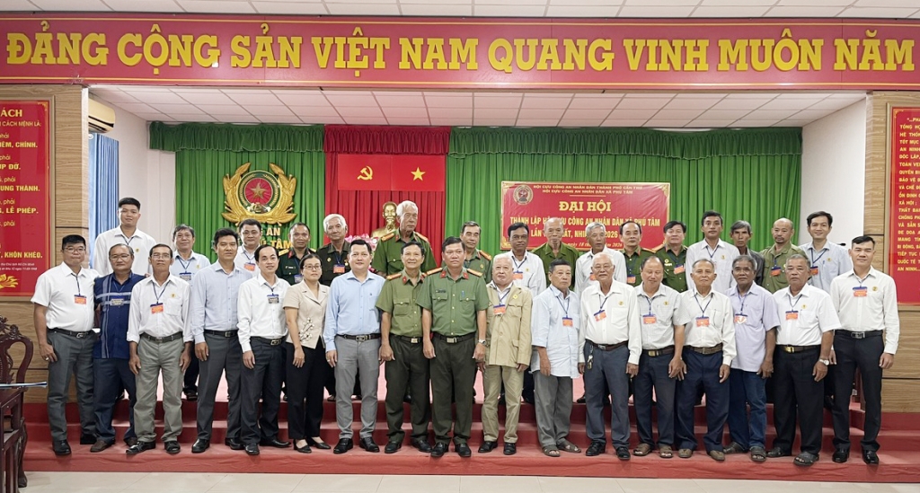 Cần Thơ: Thành lập Hội Cựu CAND xã Phú Tâm, nhiệm kỳ 2026 - 2031