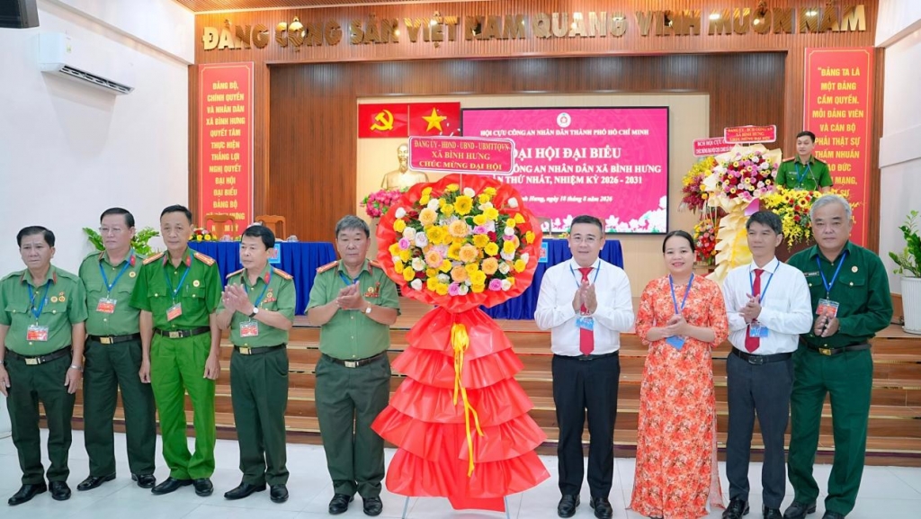 TP.HCM: Thành lập Hội Cựu CAND xã Bình Hưng, nhiệm kỳ 2026 - 2031