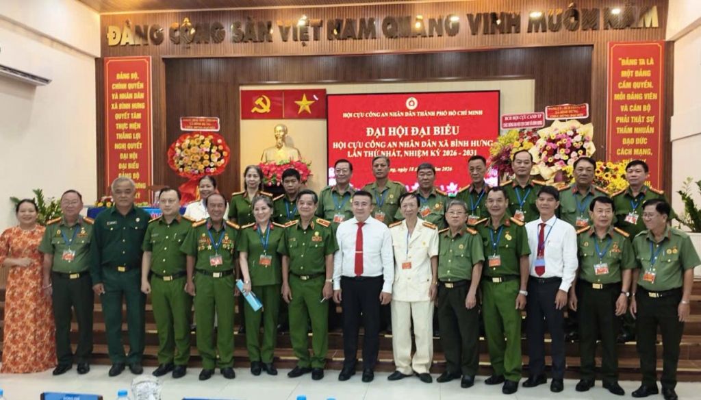 TP.HCM: Thành lập Hội Cựu CAND xã Bình Hưng, nhiệm kỳ 2026 - 2031