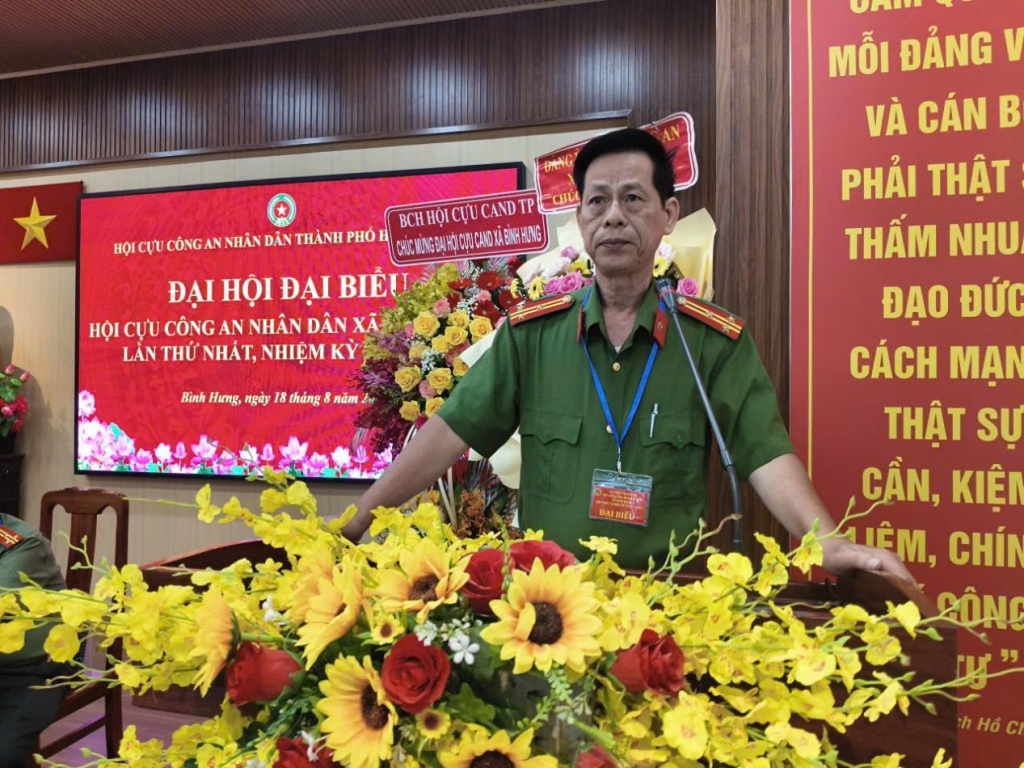 TP.HCM: Thành lập Hội Cựu CAND xã Bình Hưng, nhiệm kỳ 2026 - 2031