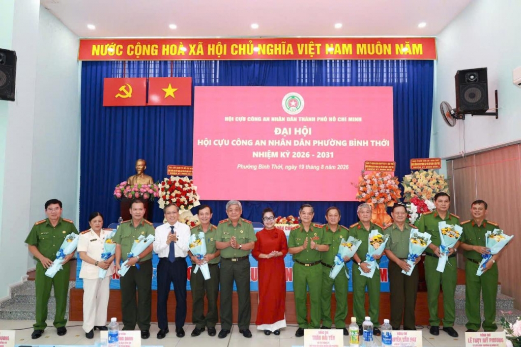 TP.HCM: Thành lập Hội Cựu CAND phường Bình Thới, nhiệm kỳ 2026 - 2031