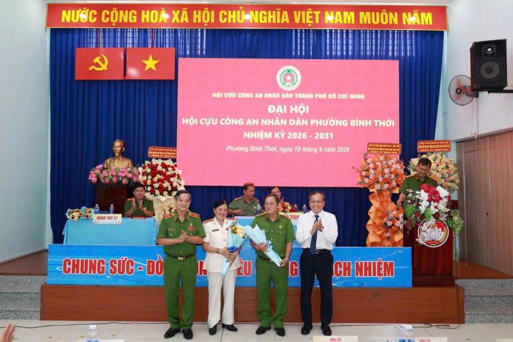 TP.HCM: Thành lập Hội Cựu CAND phường Bình Thới, nhiệm kỳ 2026 - 2031