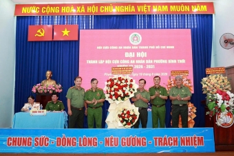 TP.HCM: Thành lập Hội Cựu CAND phường Bình Thới, nhiệm kỳ 2026 - 2031