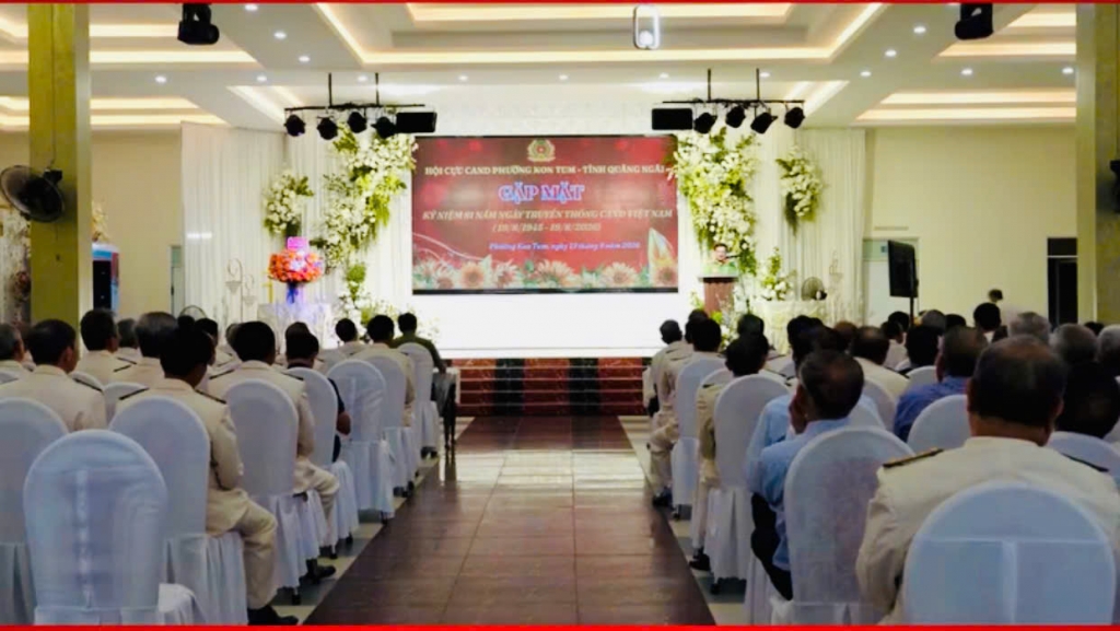 Quảng Ngãi: Hội Cựu CAND phường Kon Tum gặp mặt kỷ niệm 81 năm Ngày truyền thống lực lượng