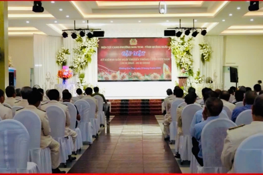 Quảng Ngãi: Hội Cựu CAND phường Kon Tum gặp mặt kỷ niệm 81 năm Ngày truyền thống lực lượng
