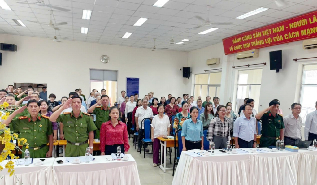 TP.HCM: Hội Cựu CAND phường Thạnh Mỹ Tây họp mặt kỷ niệm Ngày truyền thống CAND và các ngày lễ lớn