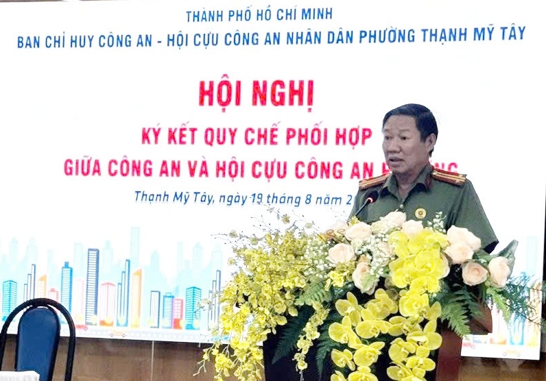 TP.HCM: Hội Cựu CAND phường Thạnh Mỹ Tây họp mặt kỷ niệm Ngày truyền thống CAND và các ngày lễ lớn