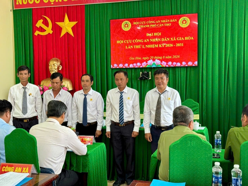 Cần Thơ: Thành lập Hội Cựu CAND xã Gia Hòa, nhiệm kỳ 2026 - 2031