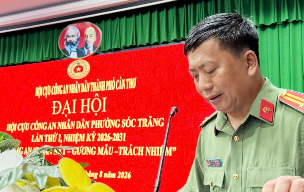 Cần Thơ: Thành lập Hội Cựu CAND phường Sóc Trăng, nhiệm kỳ 2026 - 2031