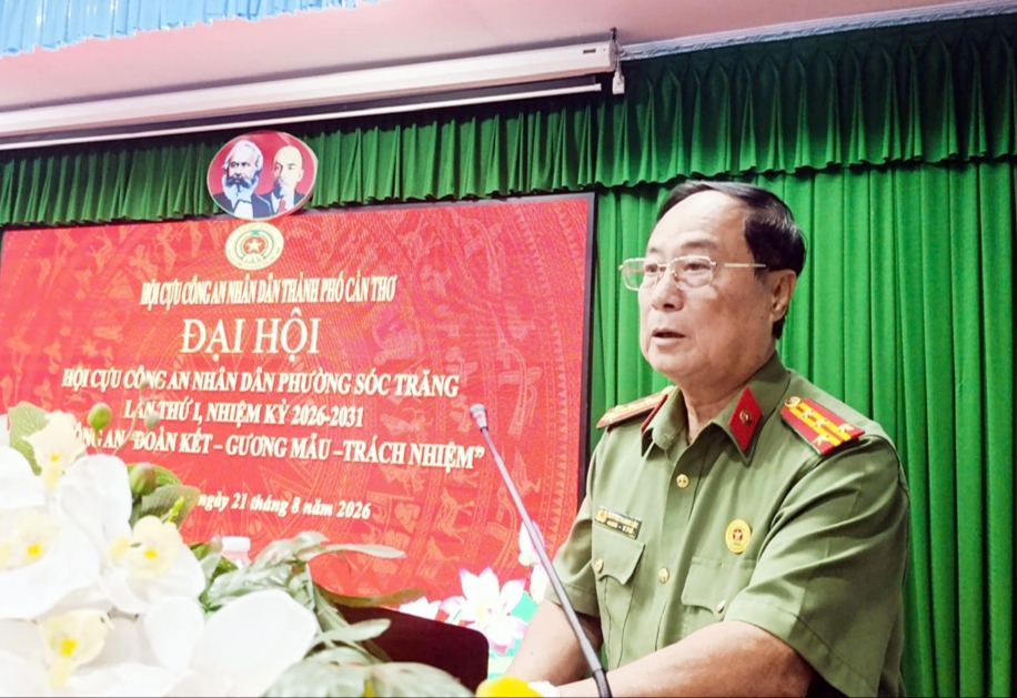 Cần Thơ: Thành lập Hội Cựu CAND phường Sóc Trăng, nhiệm kỳ 2026 - 2031